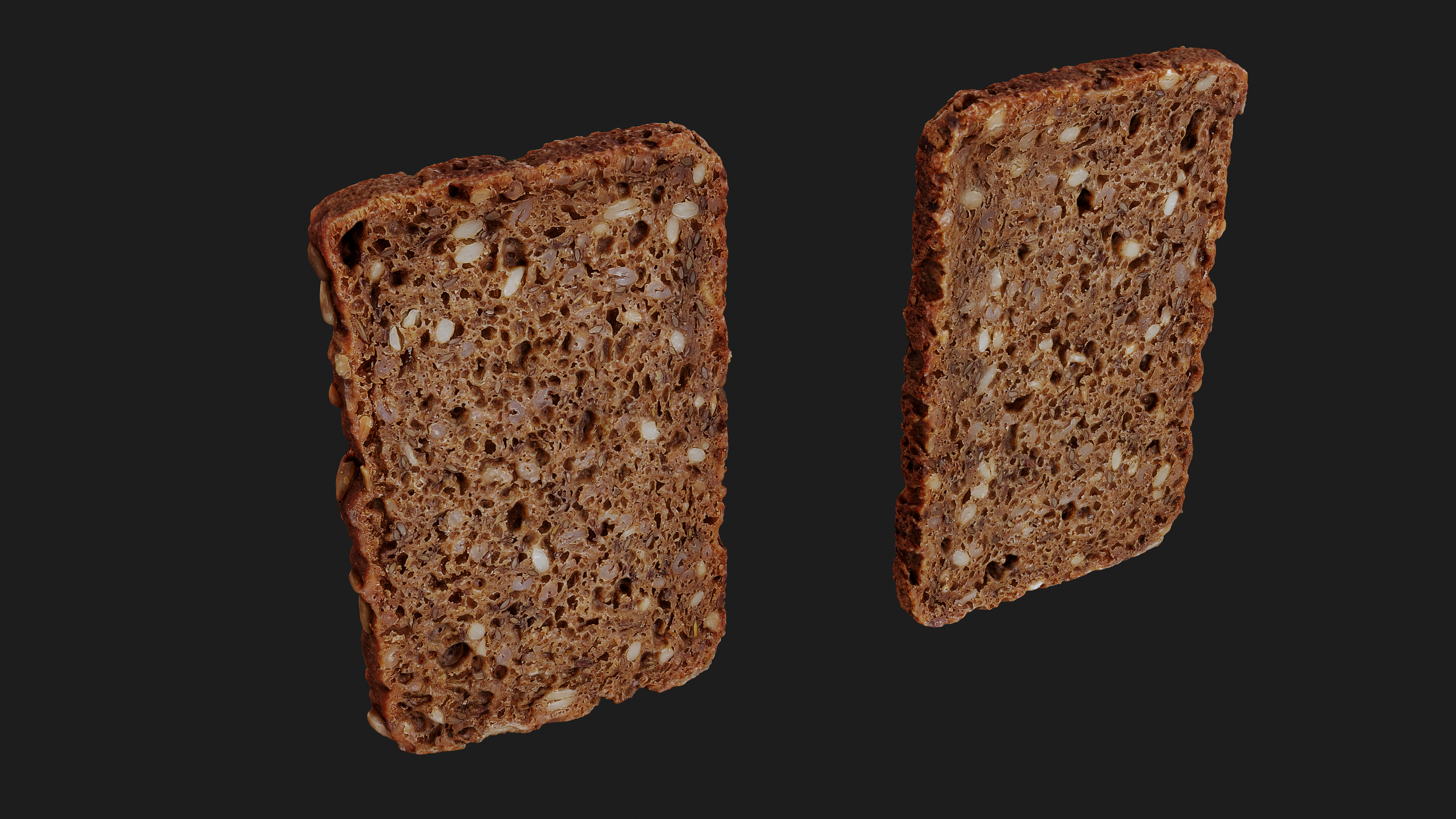 Bread Slice 3D model – ZB-Vision